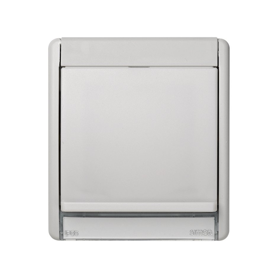 Cadre avec couvercle pour balise de courtoisie translucide Simon Aqua