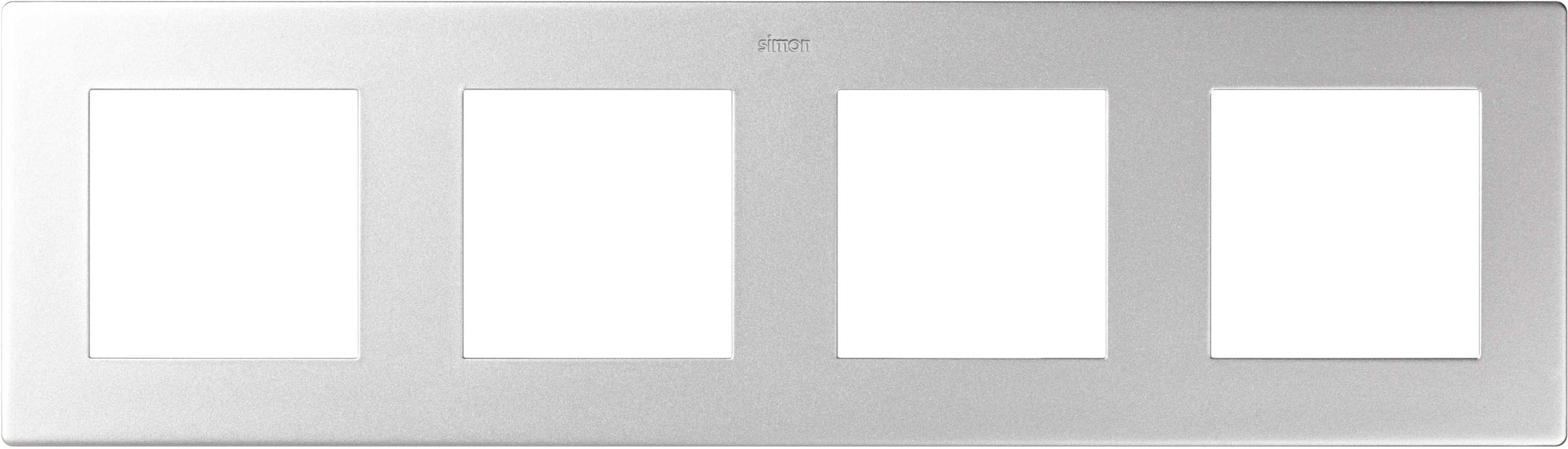 Frame for 4 elements aluminium Simon 44 Harmonie