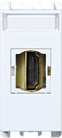 Módulo Multimedia Conector Hdmi 1.4 1 Módulo - Branco - Simon 26