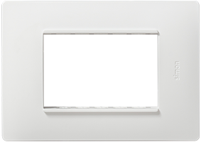 Placa 4X2 3 Modulos - Branco - Simon 26