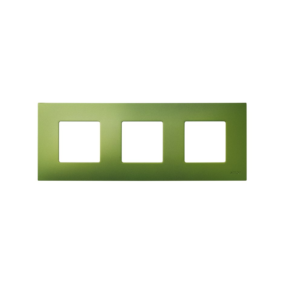 Interchangeable case for 3 elements frame arctic green Simon 27 Play