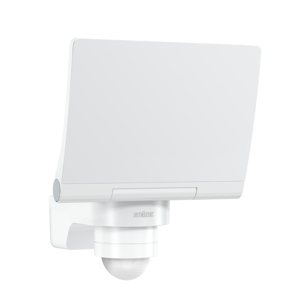 Proyector Pro 19,3W 3000K con detector 12m 240º PIR+LUX blanco IP44