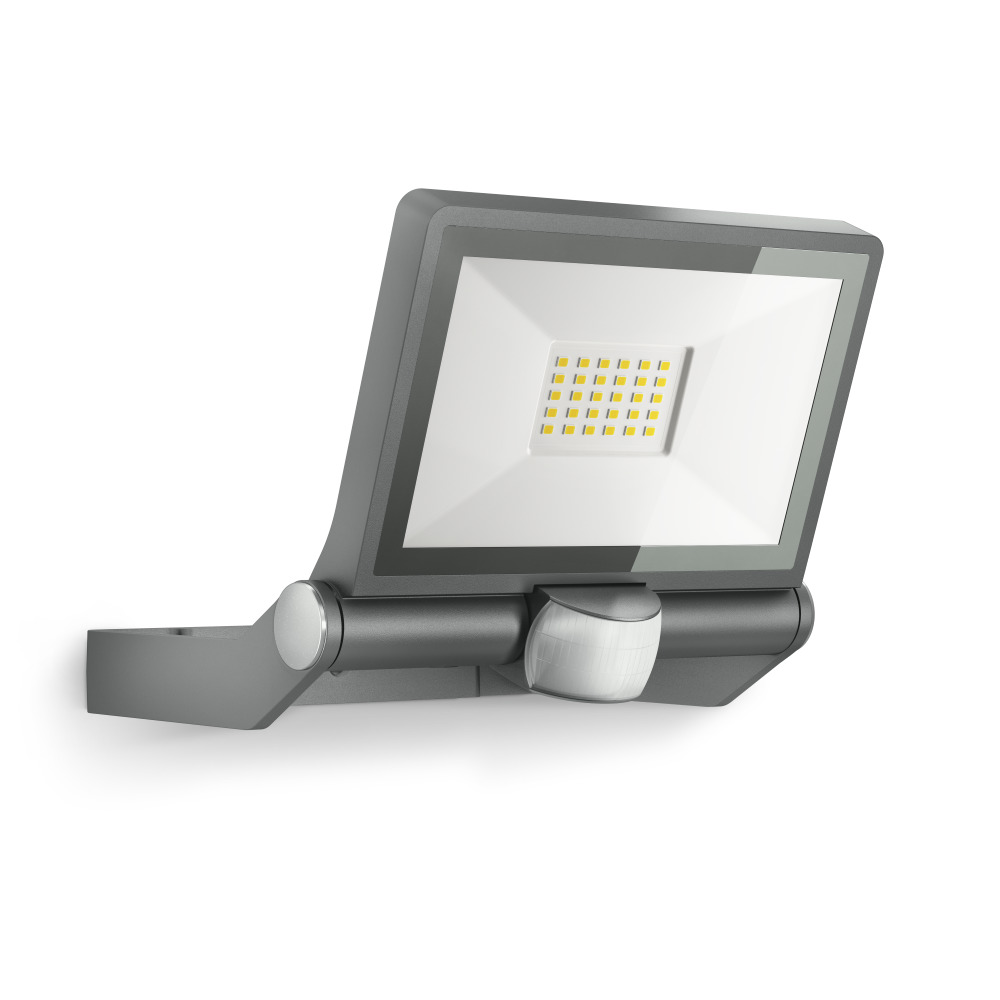 Floodlight One 18,6W 3000K with detector 12m 180º PIR+LUX anthracite IP44 3Y