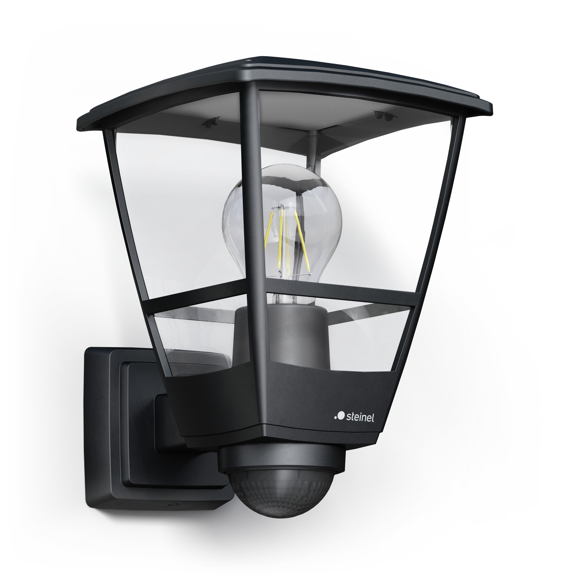 Luminaria L10 para lámpara E27 15W con detector 7,5m 180º HF+LUX blanco IP44 3Y
