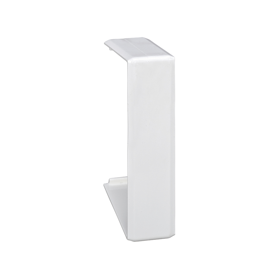 Accessoire de couvre-joint pour mini-goulotte 40x60mm en PVC ou sans halogène
