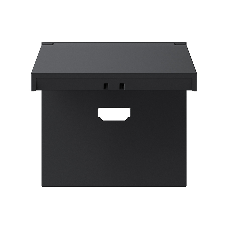 Cover for HDMI connector IP44 black matte Simon 360