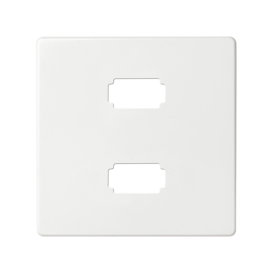 Накладка для розетки 2хUSB передачи данных белого цвета Simon 82