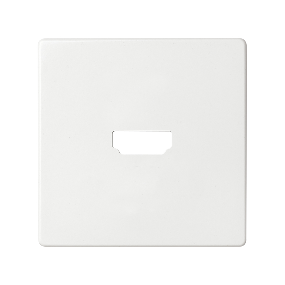 Enjoliveur connecteur hdmi v1.4 blanc Simon 82 Detail
