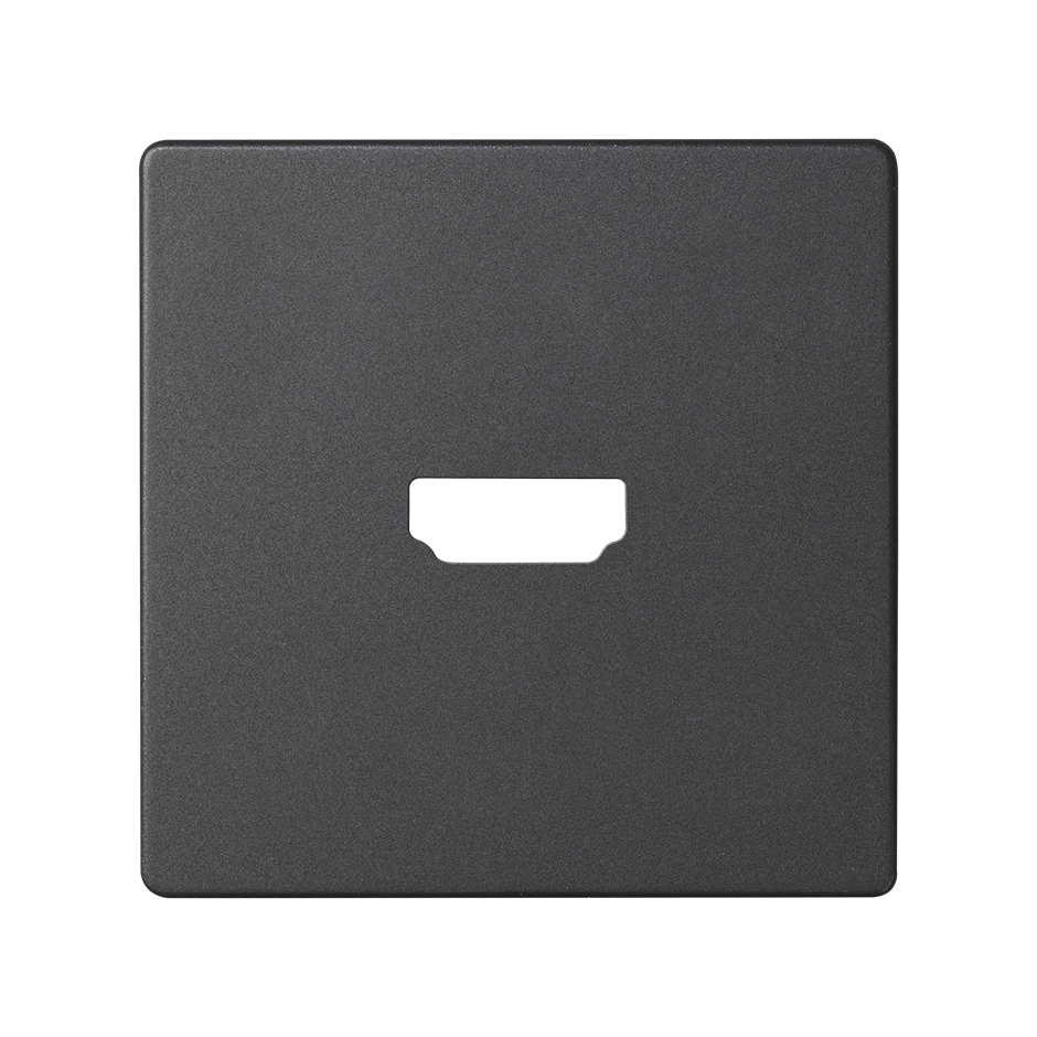 Enjoliveur connecteur hdmi v1.4 graphite Simon 82 Detail
