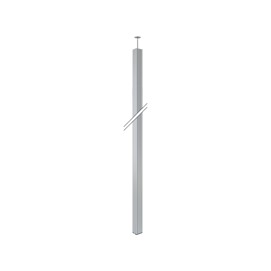 Aluminium column with 1-side and 3 metres long Simon K45