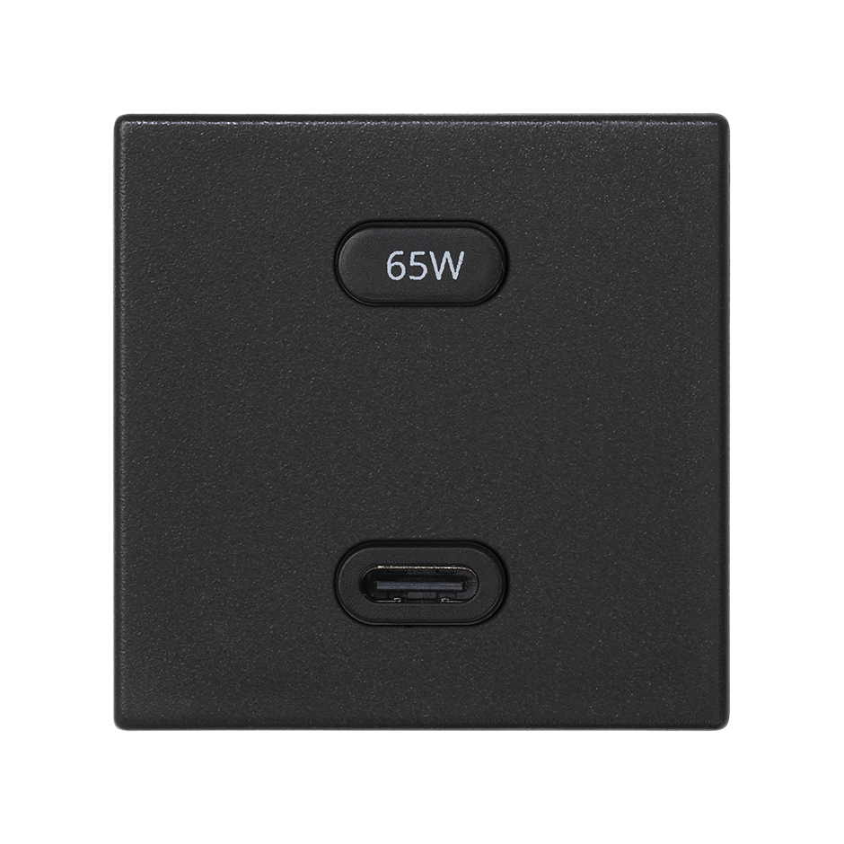 USB charger type C 65W PD Simon K45 black