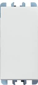 PULSADOR UNIPOLAR SIN MARCAR 10A 127V~ BLANCO S26