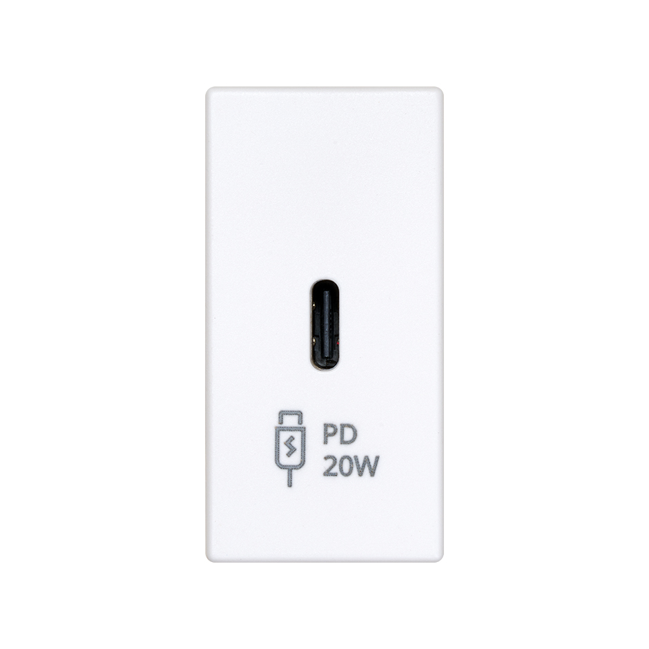 USB Type-C Charger 20W PowerDelivery and QuickCharge white Simon K45