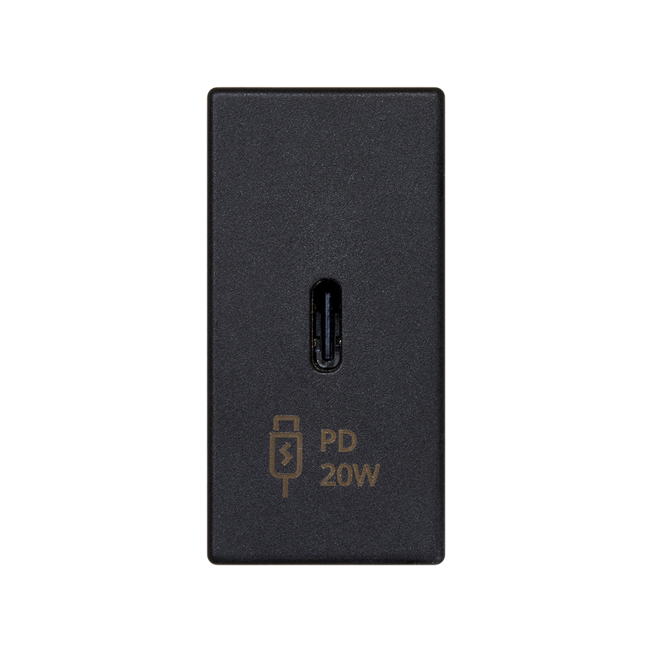 USB Type-C Charger 20W PowerDelivery and QuickCharge black Simon K45