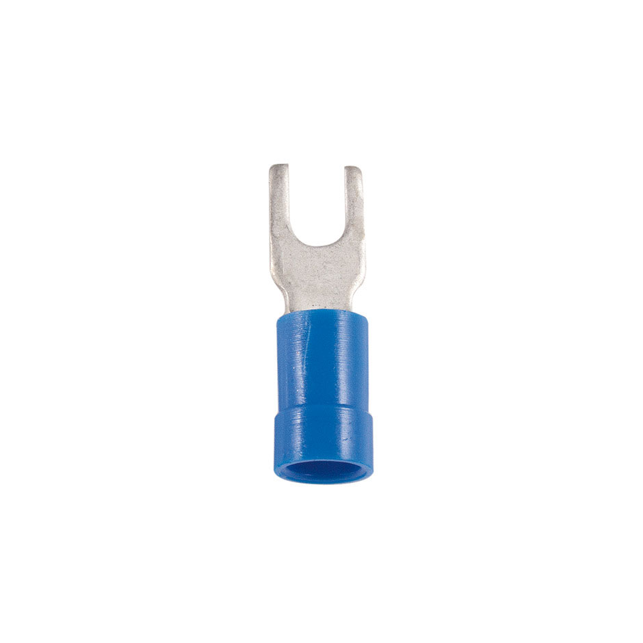 INSULATED FORK TERMINAL 2.5MM² Ø5.3MM 10 UNITS BLUE Simon Brico