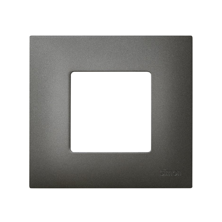 Interchangeable case for 1 element frame titanium Simon 27 Play