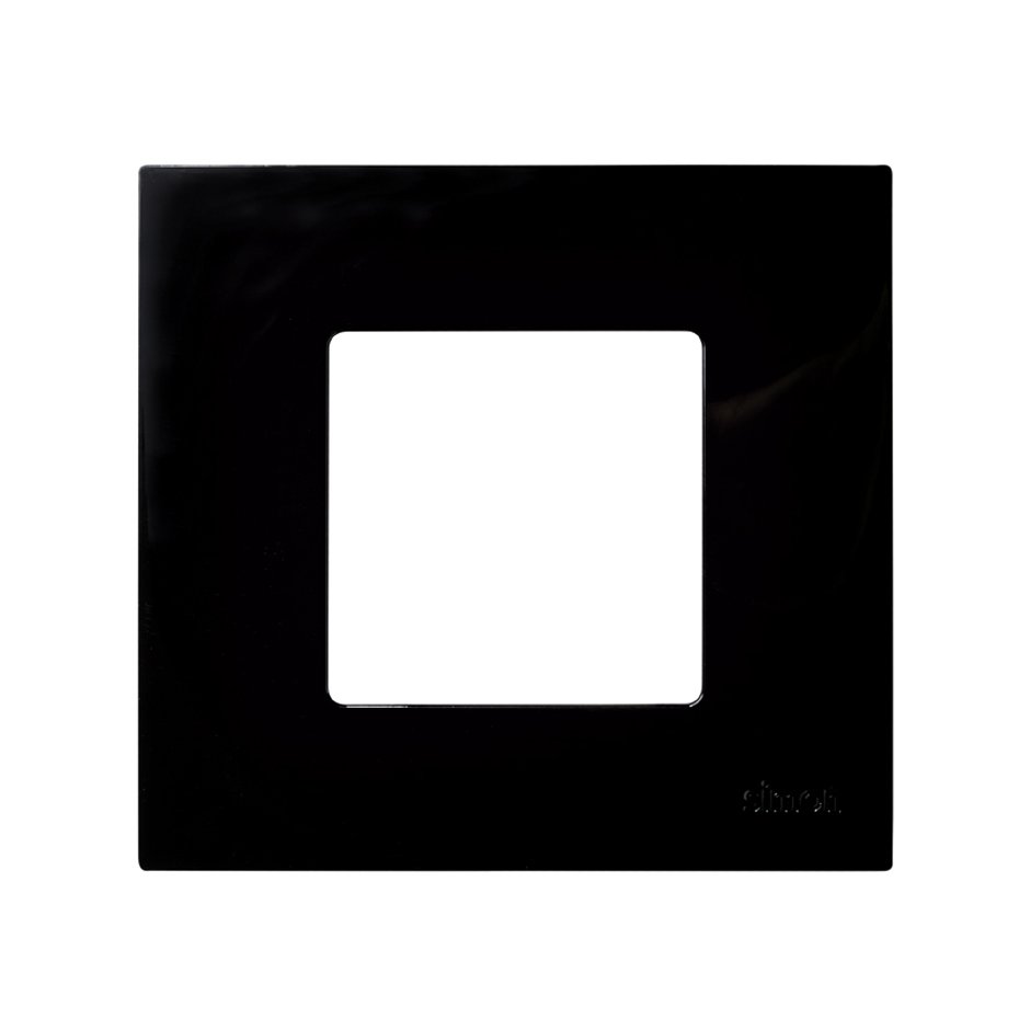 Interchangeable case for 1 element frame black Simon 27 Play
