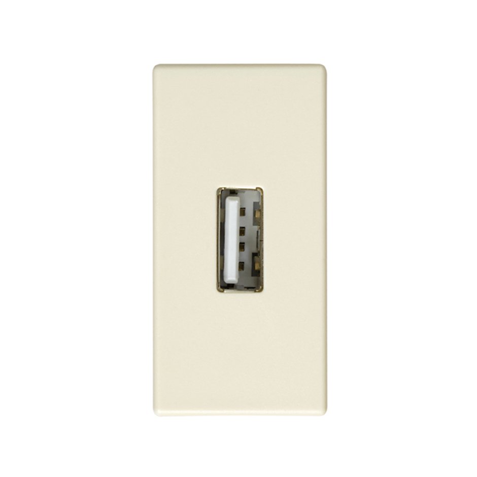 USB 2.0 connector type A for half element ivory Simon 27 Play