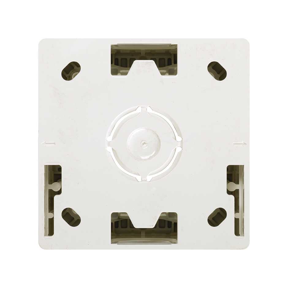 Compact Surface-mount Box 1 element matt white Simon 270 | SIMON