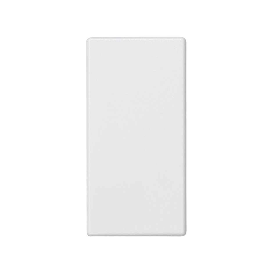 Blind cover for 1 element white Simon K45