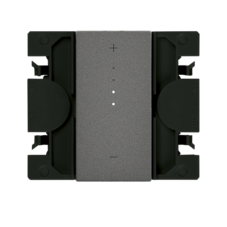 Simon iO electronic dimmer switch LED strip (PWM) with slender rocker titanium Simon 270