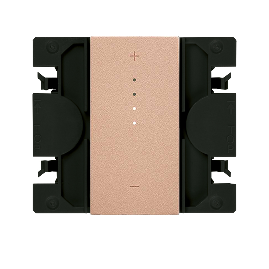 Simon iO electronic DALI dimmer switch 230 V~ with slender rocker copper Simon 270