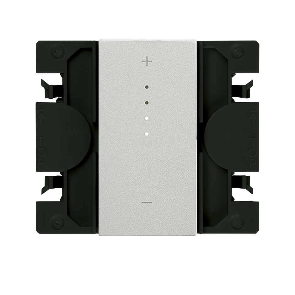 Simon iO electronic DALI dimmer switch 230 V~ with slender rocker aluminium Simon 270