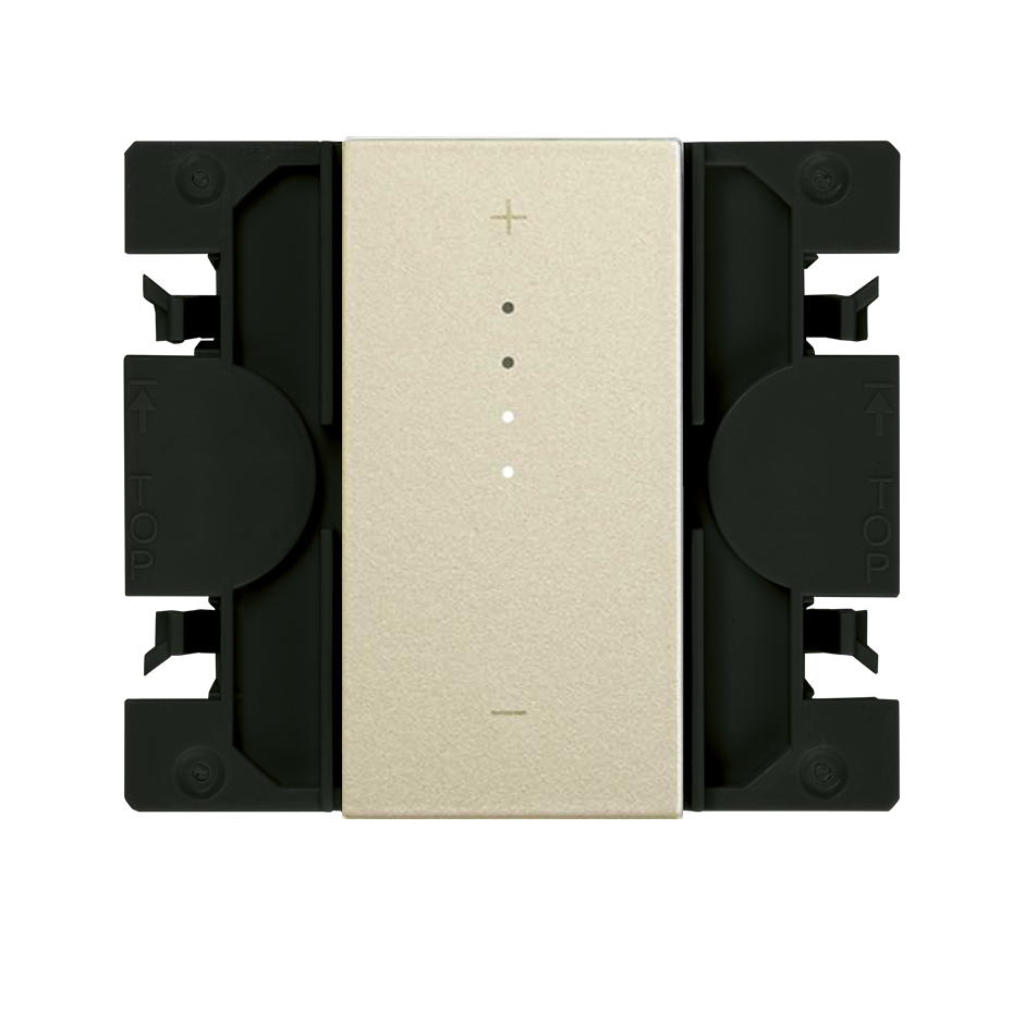 Simon iO electronic DALI dimmer switch 230 V~ with slender rocker champagne Simon 270