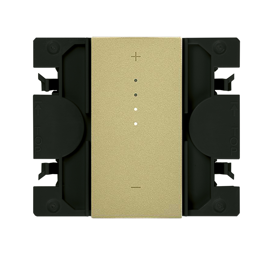Simon iO electronic DALI dimmer switch 230 V~ with slender rocker bronze Simon 270