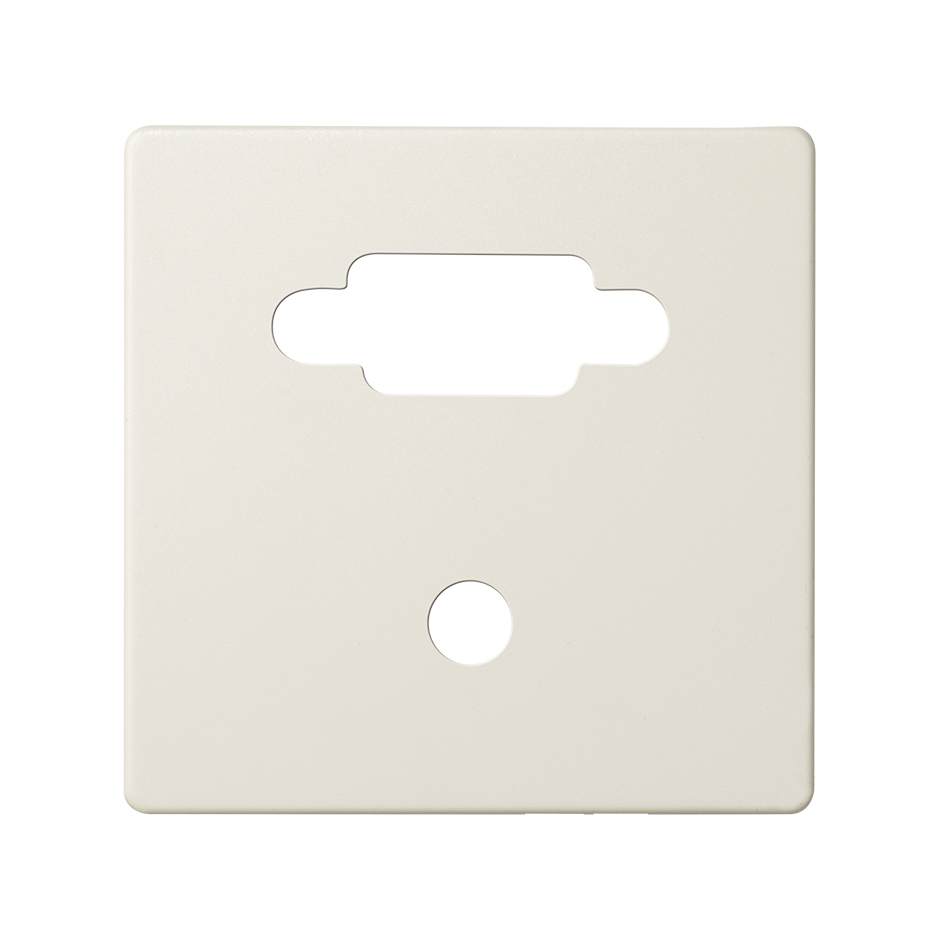 Placa para conector VGA + Mini-jack marfil Simon 82
