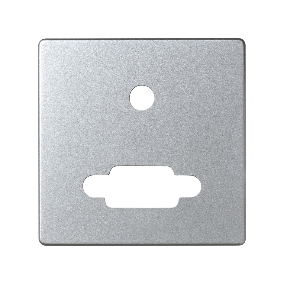 Placa para conector VGA + Mini-jack aluminio frío Simon 82 Detail
