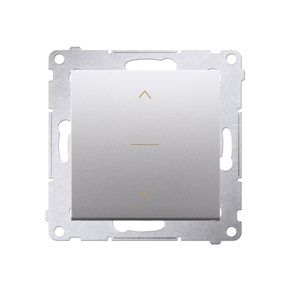 Interrupteur volet roulant 3 positions aluminium Simon 54