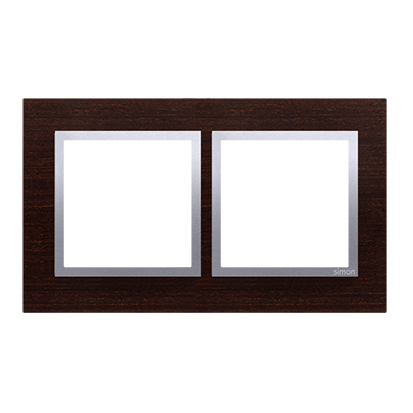 Cadre 2 éléments bois silver wenge  Simon 54 Nature