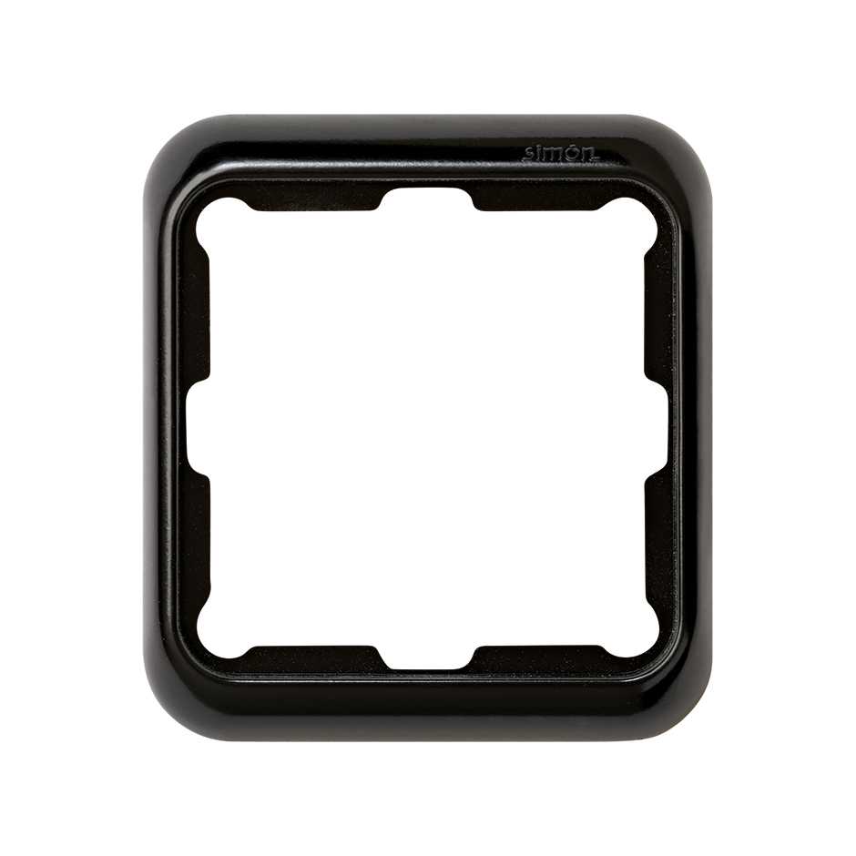 Frame for 1 element black Simon 75