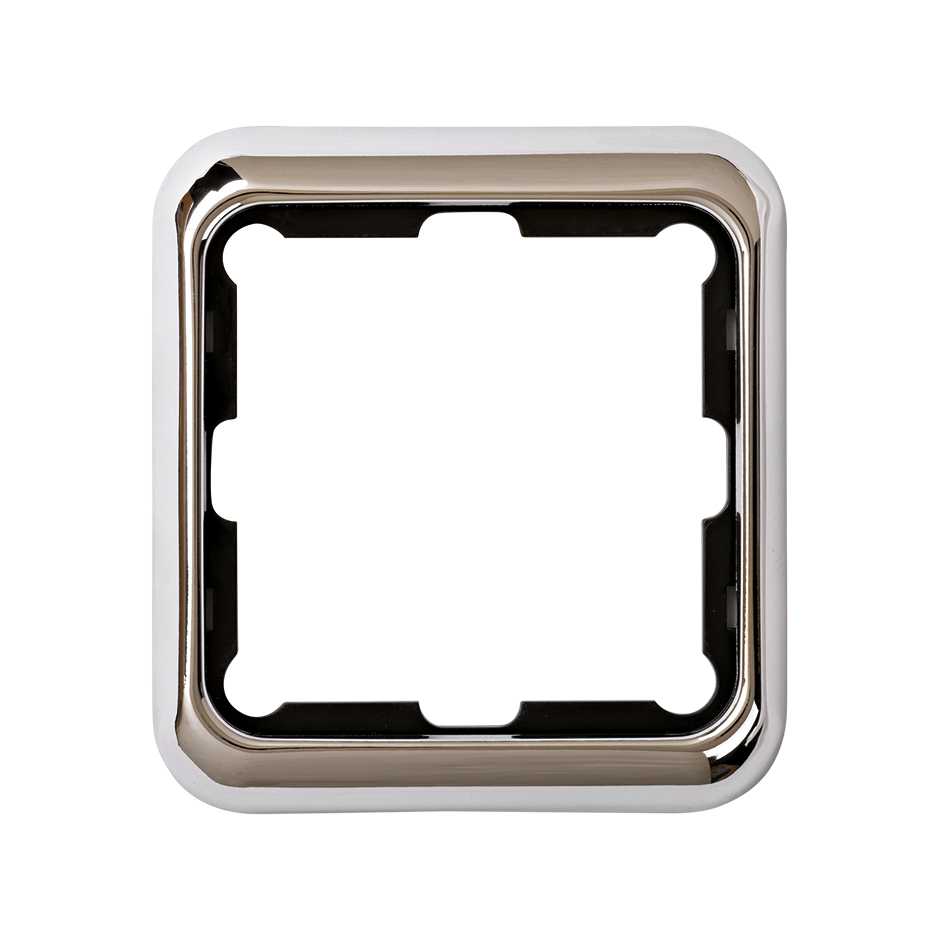 Frame for 1 element chrome Simon 75
