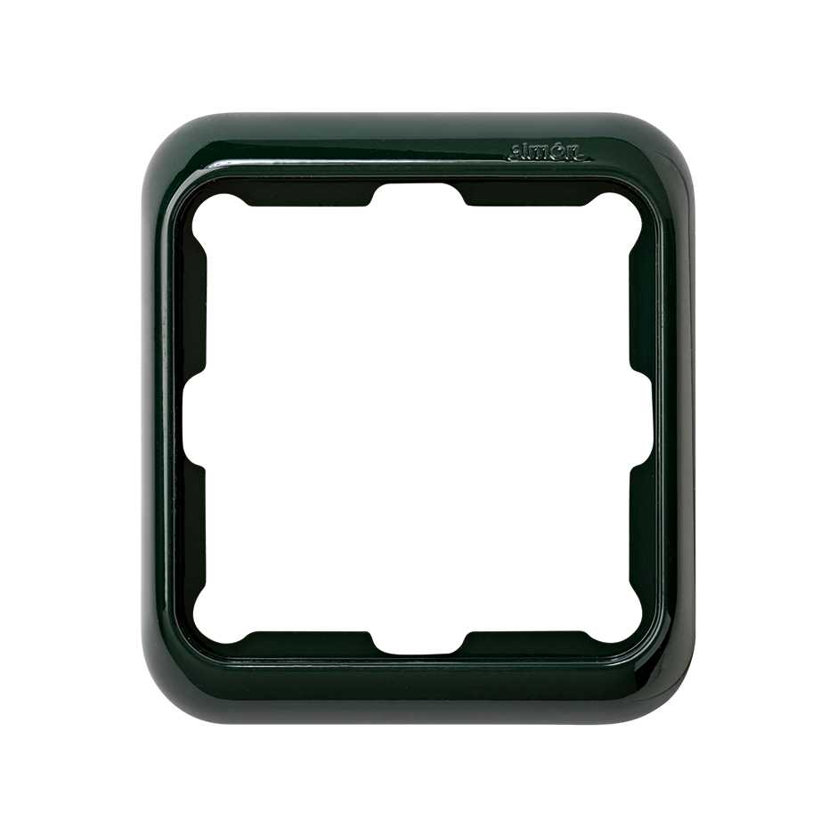 Frame for 1 element green Simon 75