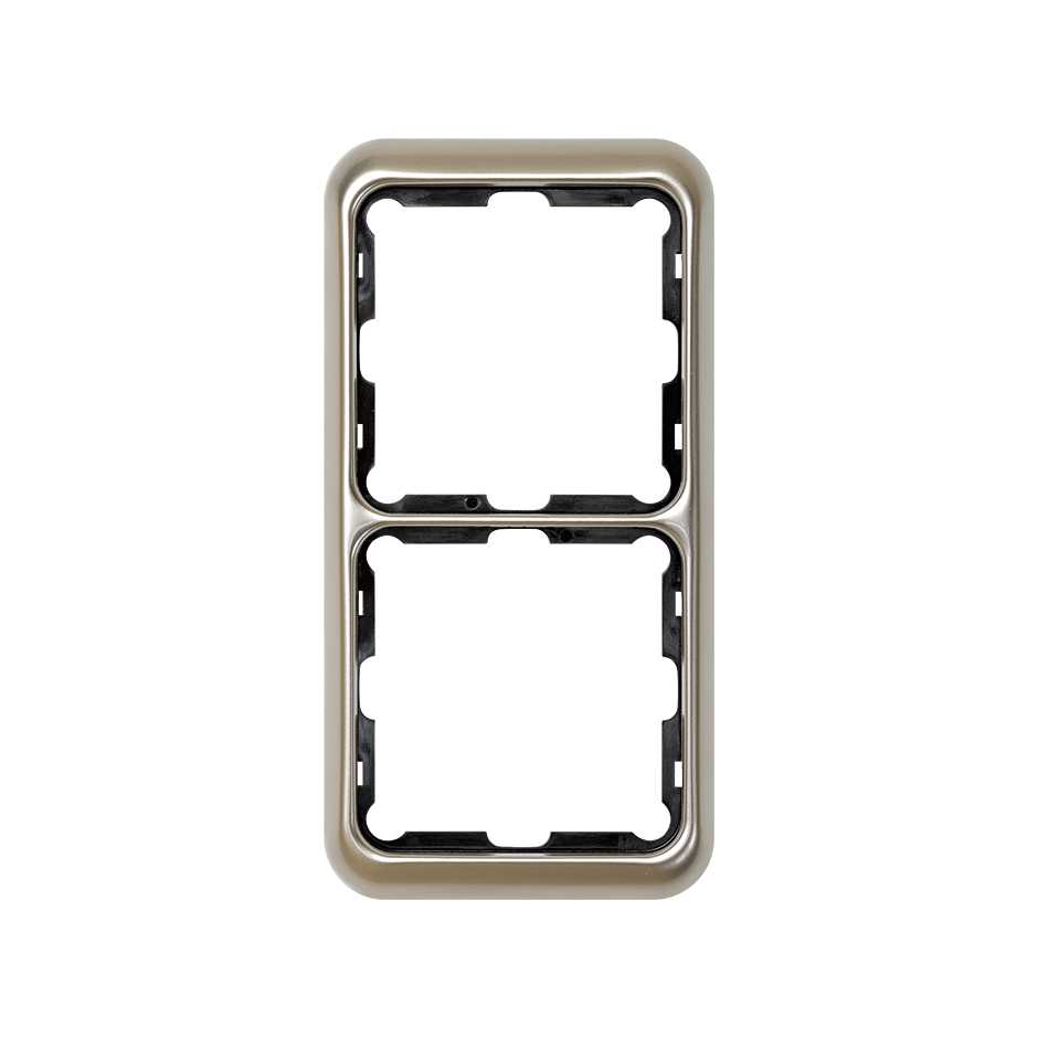 Frame for 2 elements champagne Simon 75