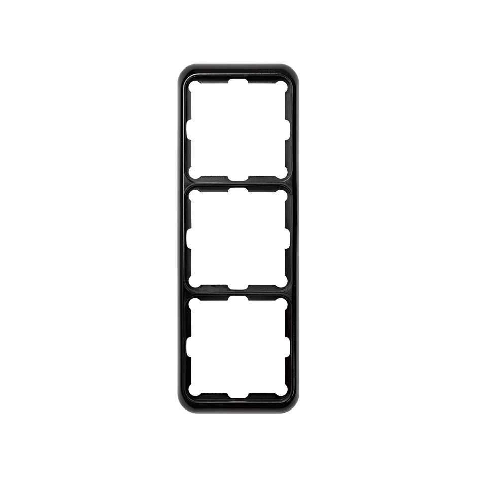Frame for 3 elements black Simon 75