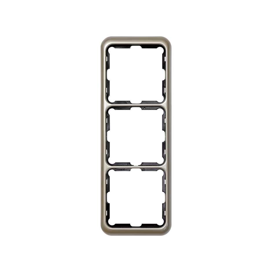 Frame for 3 elements champagne Simon 75