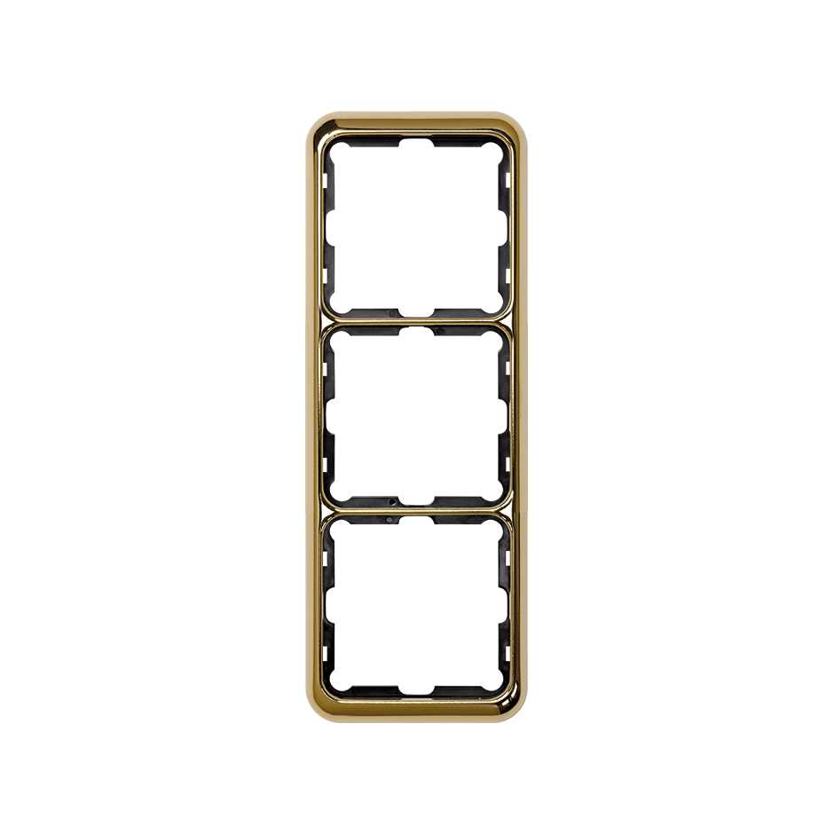 Frame for 3 elements gold Simon 75