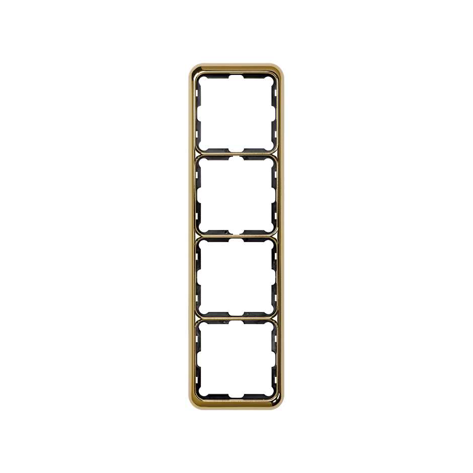 Frame for 4 elements gold Simon 75