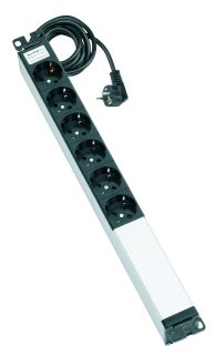 ELECTROBLOCK 19" de 6 bases schuko con cable