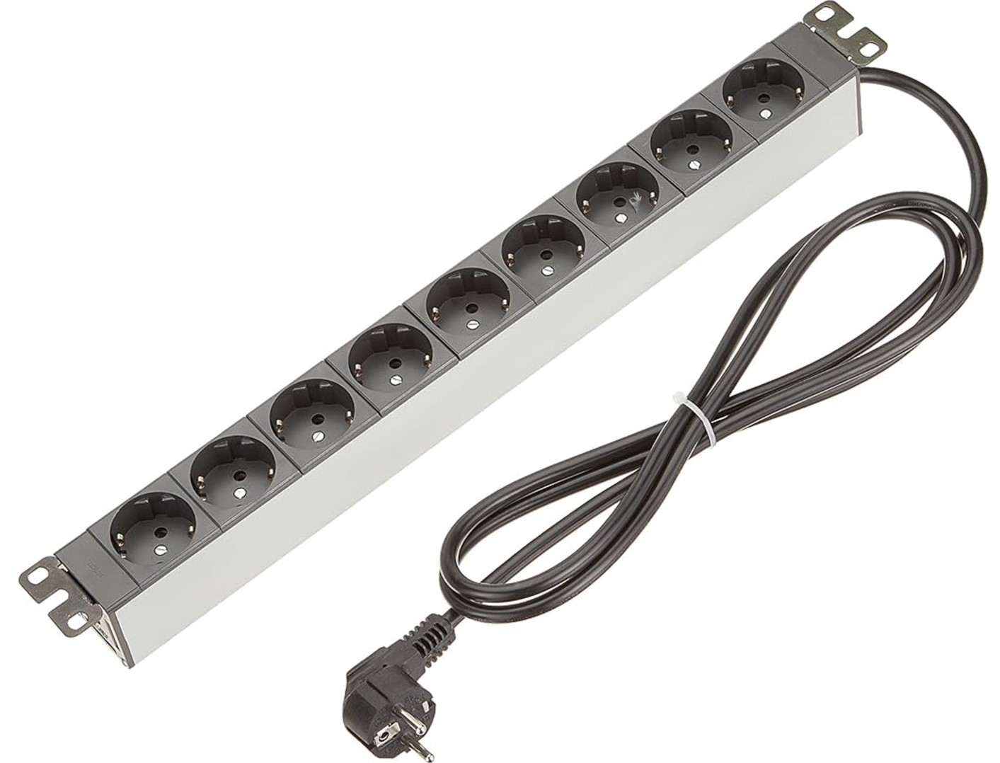 ELECTROBLOCK 19" com 9 tomadas Schuko, com cabo