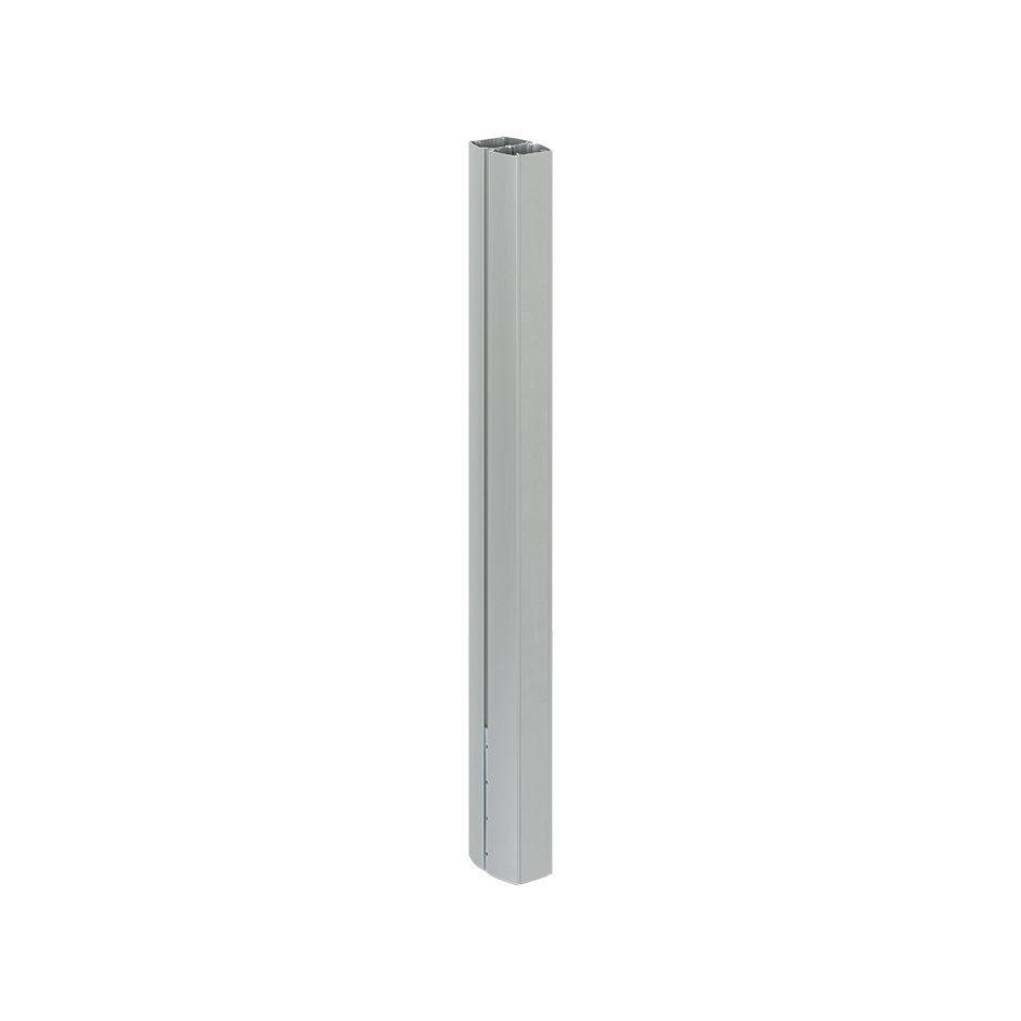 Extension 1 mètre pour colonne en aluminium ovale à 2 faces Simon K45