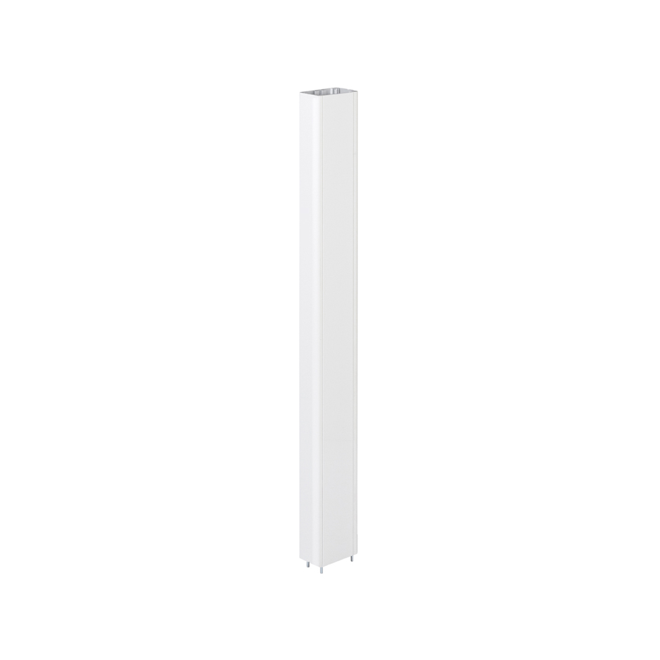 1-meter extension for aluminum column with 1 face white Simon Cima