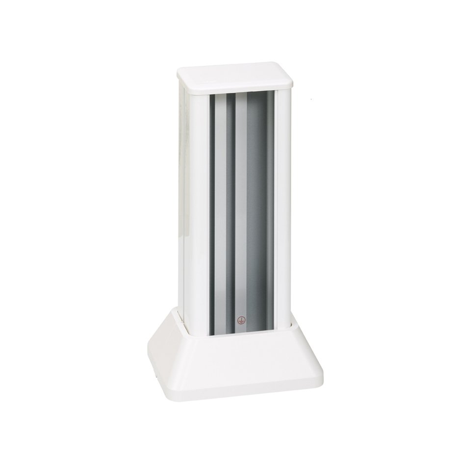 Mini column of aluminum with 2 faces of 2 double elements per face white Simon Cima