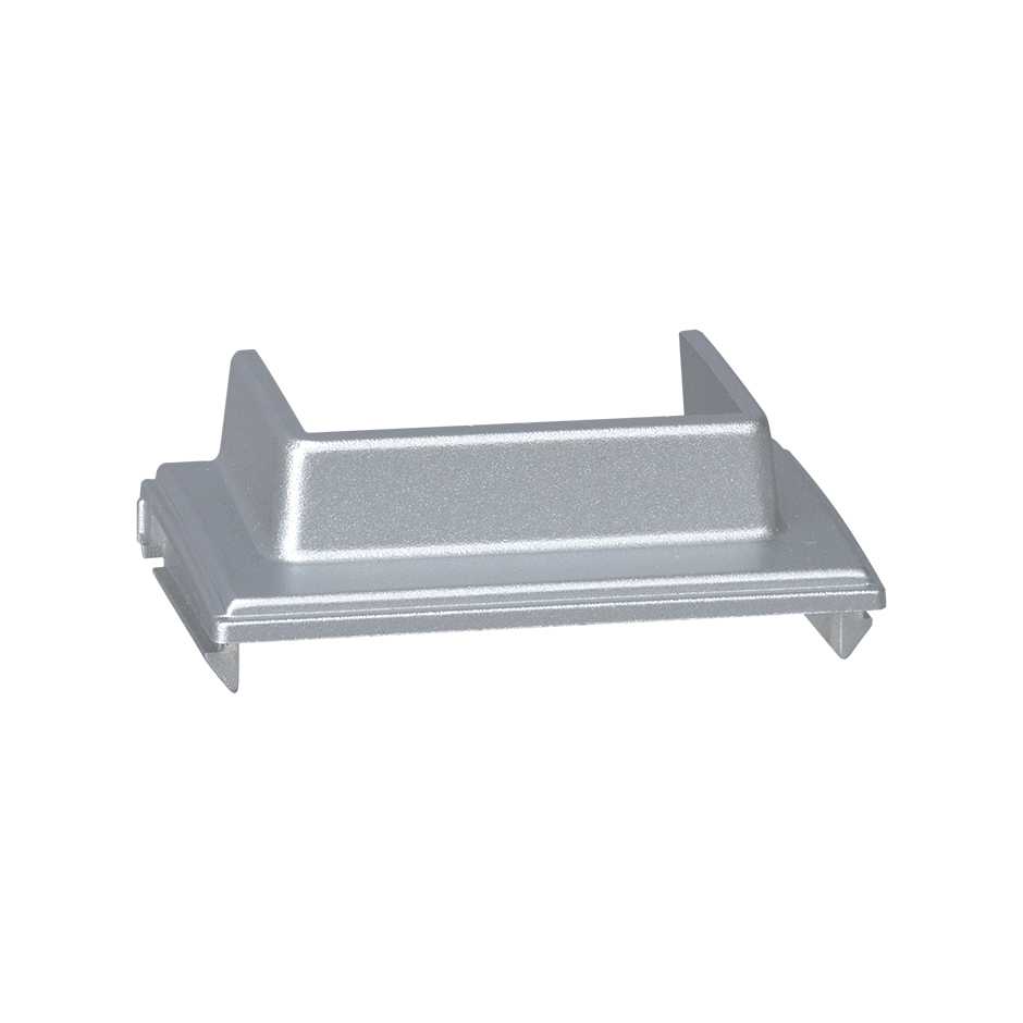 Surface box wall adapter Cima Pro for 20 x 30 mm mini trunking entry aluminum Simon Cima