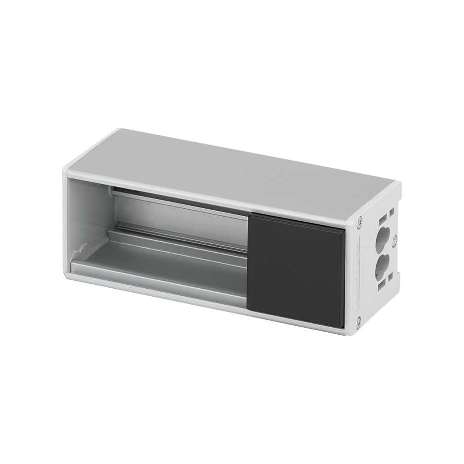 Aluminium bracket Ofiblock Compact for 2 elements graphite Simon K45