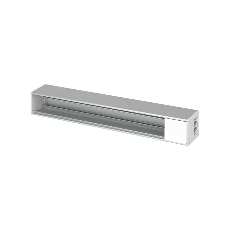 Profilé aluminium Ofiblock Line Compact pour 7 éléments blanche Simon K45
