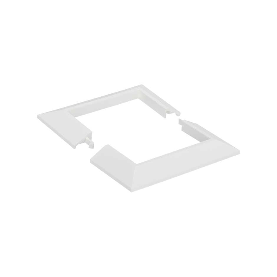 Ceiling trim for square column with 2 sides white Simon K45